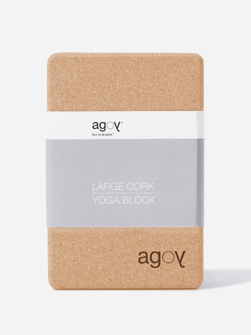 Agoy Yoga Block Agoy Large Cork Yoga Block